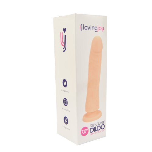 Loving Joy Realistic Silicone 7.5 Inch Strap-On Dildo